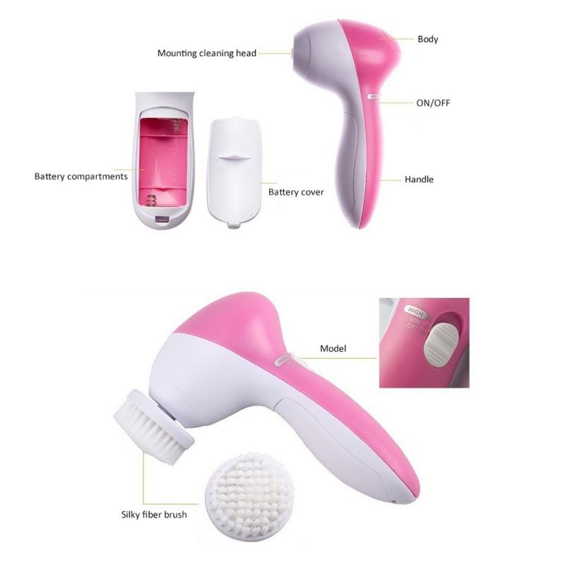 5 In 1 Electric Face Wash Brush