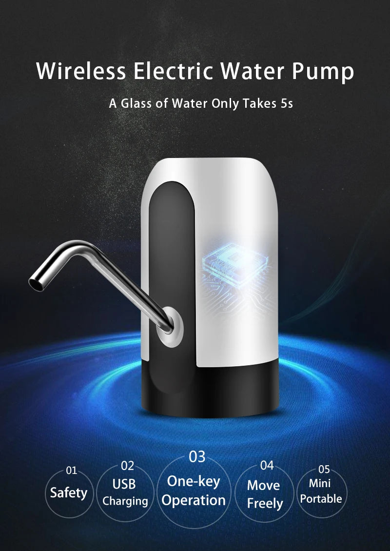 Automatic Water Dispenser Bottle Pump